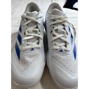 adidas Adizero Instinct White/Blue Baseball Softball Cleats US 7 D (M)